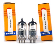 COPPIA ABBINATA PCC88/7DJ8 PHILIPS NOS Tubo Valvola Valvola Valvola Valvola ৄ泵洀 真空管 电帟管 Valvula