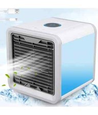 MINI CONDIZIONATORE PORTATILE DEUMIDIFICATORE A ACQUA USB VENTILATORE AUTO LED
