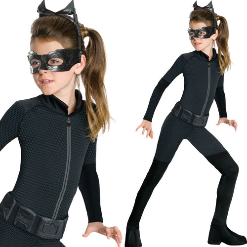 Ragazze catwoman costume - ragazze,