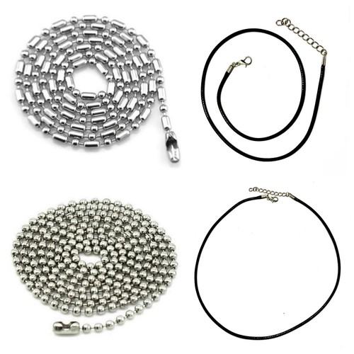 Collana acciaio catena a - collana, in