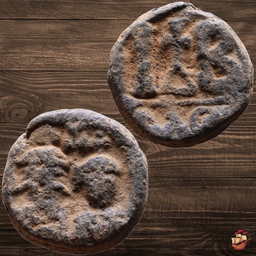 Moneta follis bizantina - moneta, 12