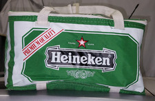 Borsa frigo Heineken vintage in vinile morbido 35x18x18 cm