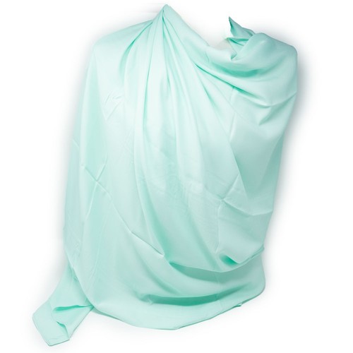 Stola verde acqua misto seta