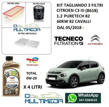 TAGLIANDO 3 FILTRI OLIO