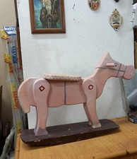 Cavallo A Dondolo In Legno Vintage