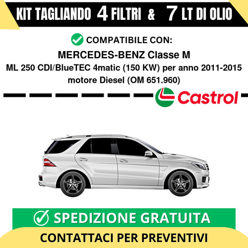 Tagliando per mercedes benz - per, mercedes-benz