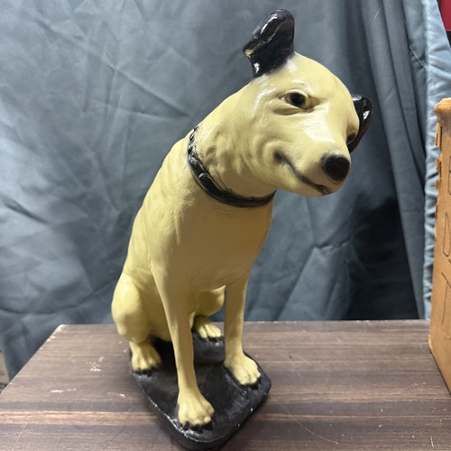 Scultura nipper rca in gesso - "nipper",