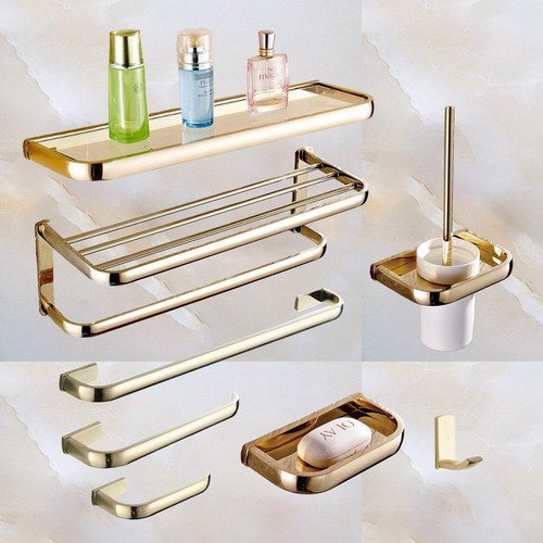 Set accessori bagno - , ottone