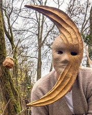 Maschera cartapesta lunar - in,