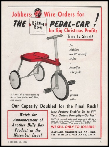 1946 billy boy pedal - 1946,