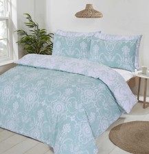 NightComfort set biancheria da letto e federa damascata morbida anatra barocca