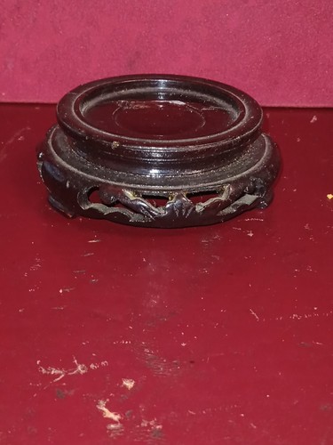 Old wooden base - base, vases