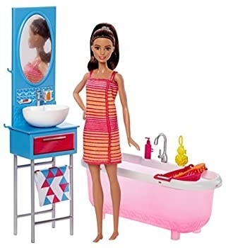 Set bagno bambola barbie - set,
