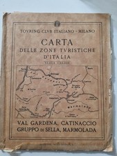 Carta delle zone turistiche d'Italia Touring Club 