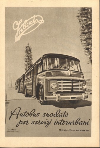 Pubblicità 1951 autobus - 1951,