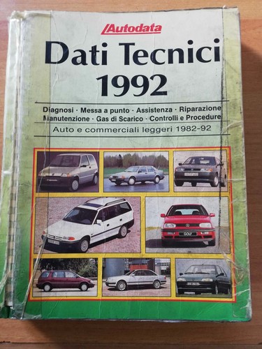 Autodata dati tecnici 1992 - autodata,