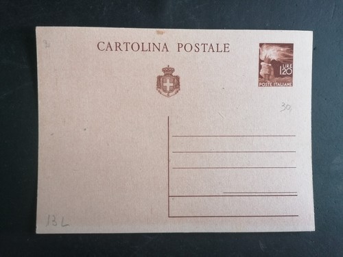 Repubblica intero postale - intero, lire