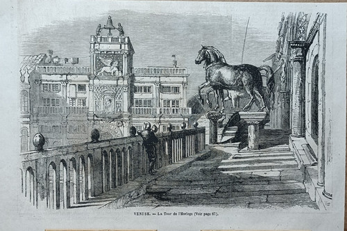 Stampa antica 1865 veduta - , di