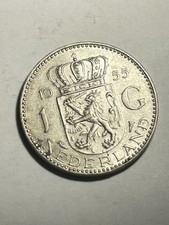 B MONETA 1 GULDEN OLANDA 1955