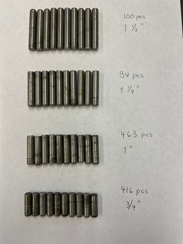 Perni tassello thru - 1/4",