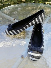 BALLERINE NUOVE DI COLORE NERO E ARGENTO, N 39, MARCA CAMOMILLA