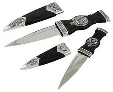 Set due pezzi Sgian athame