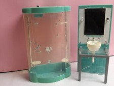 Doccia Bagno Goldlok Toys Accessori Per Bambole Barbie Mattel Sindy 