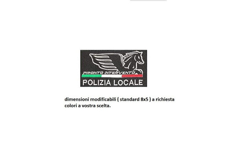 Toppa patch polizia locale - patch,