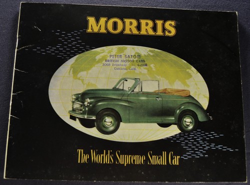 1951 morris minor catalog - morris,