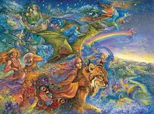 THE RACE Nuovo UK Fairy Fantasy Josephine Wall 1000 pezzi puzzle RARO
