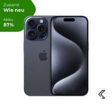 Apple iPhone 15 Pro Max 256GB Blu, Come Nuovo - Ricondizionato, Garanzia 24 Mesi