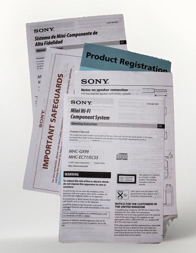 Sony mini component - mini, hi-fi