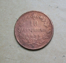 10 centesimi 1894 segno di