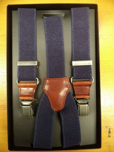 Bretella vintage blu - bretella,
