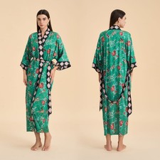 Accappatoio kimono verde