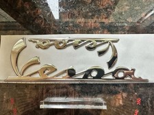 2 scritte PIAGGIO "Vespa" cofano laterale/targa gambe 100/150mm nero PX 80 125