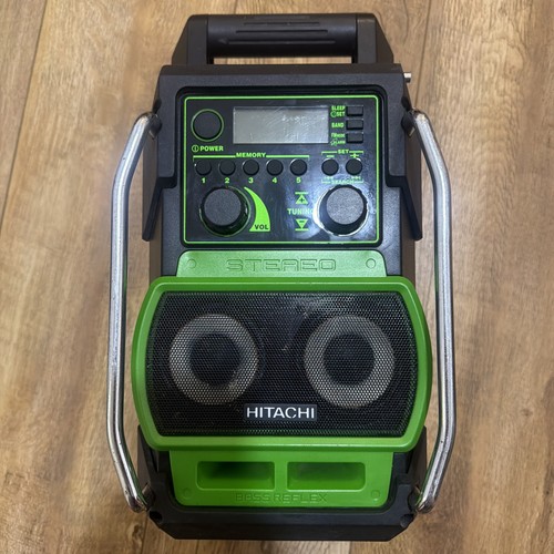 Radio portatile hitachi bass - portatile,