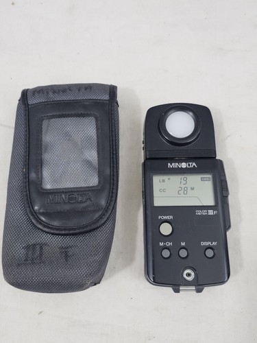 Minolta color meter iii - meter, f
