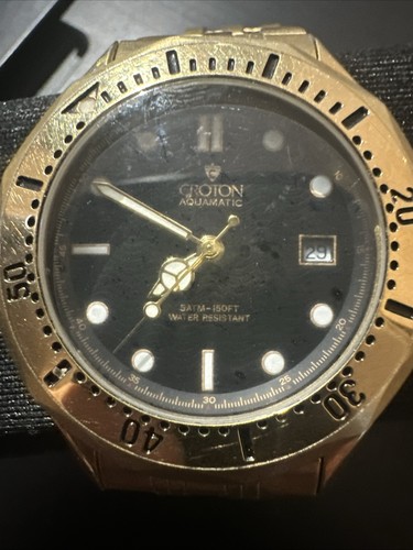 Orologio uomo croton aquamatic - uomo,