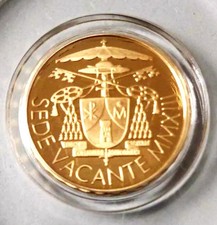 10 EURO VATICANO ORO 2013 Sede Vacante FS