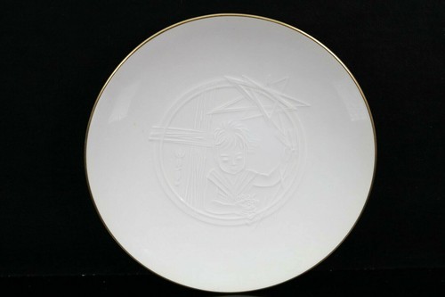 Piatto porcellana kpm - piatto, goffrato