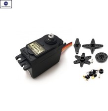 MG995 TOWER PRO CHIP ORIGINALE SERVO MOTORE 12KG 360° MG995R SERVOCOMANDO RC