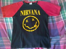 T-shirt maglione NIRVANA vintage anni 90 NOS