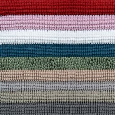 Tappeto BAGNO Antiscivolo Poppy in Ciniglia 40x60 50x80 60x120 e Tris Tre Pezzi