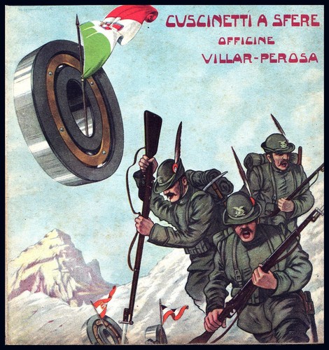 Pubblicita 1916 cuscinetti a - cuscinetti,