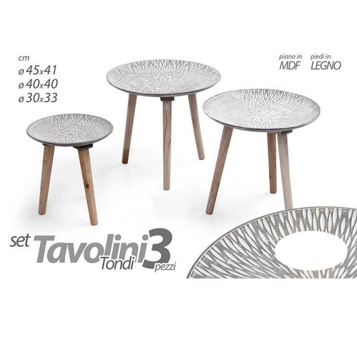 Set tavolini tavolo mdf - tavolini,