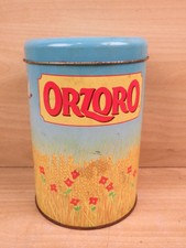 vecchio BARATTOLO IN LATTA ORZORO NESTLE' gadget pubblicitario anni 80 vintage