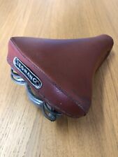 Sella LEGNANO Vintage Road Bike Saddle. CONDORINO. Honey. Marrone Miele. 1960s