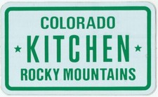 ADESIVO STICKER TARGA AUTO USA  ANNI 80 CM 15x9 COLORADO