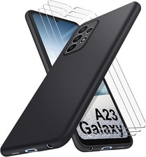 COVER per SAMSUNG GALAXY A23 Custodia tpu Matte Opaco + Pellicola VETRO